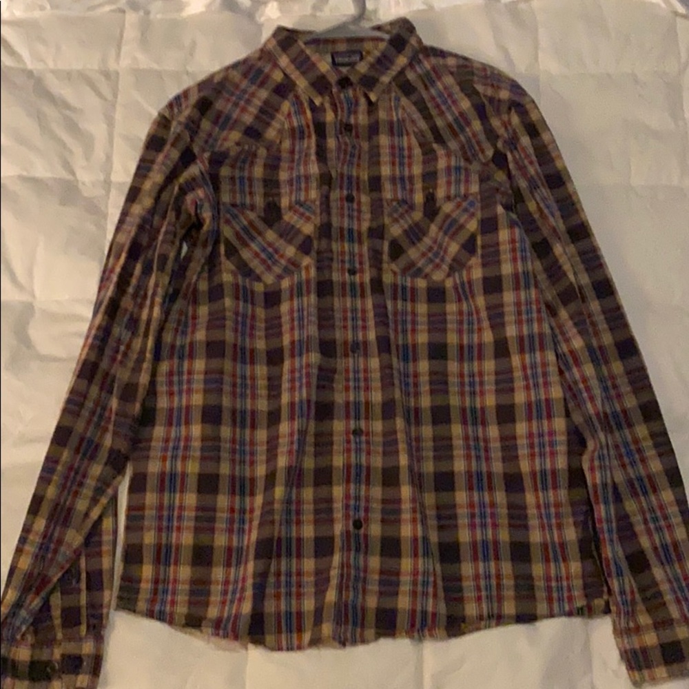 Patagonia long sleeve plaid button down